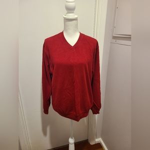 Mens red sweater